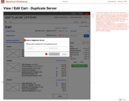slsf-10-View Edit Cart - Duplicate Server